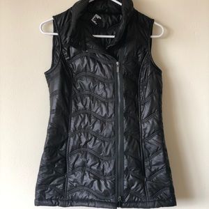 Black Zip Up Vest